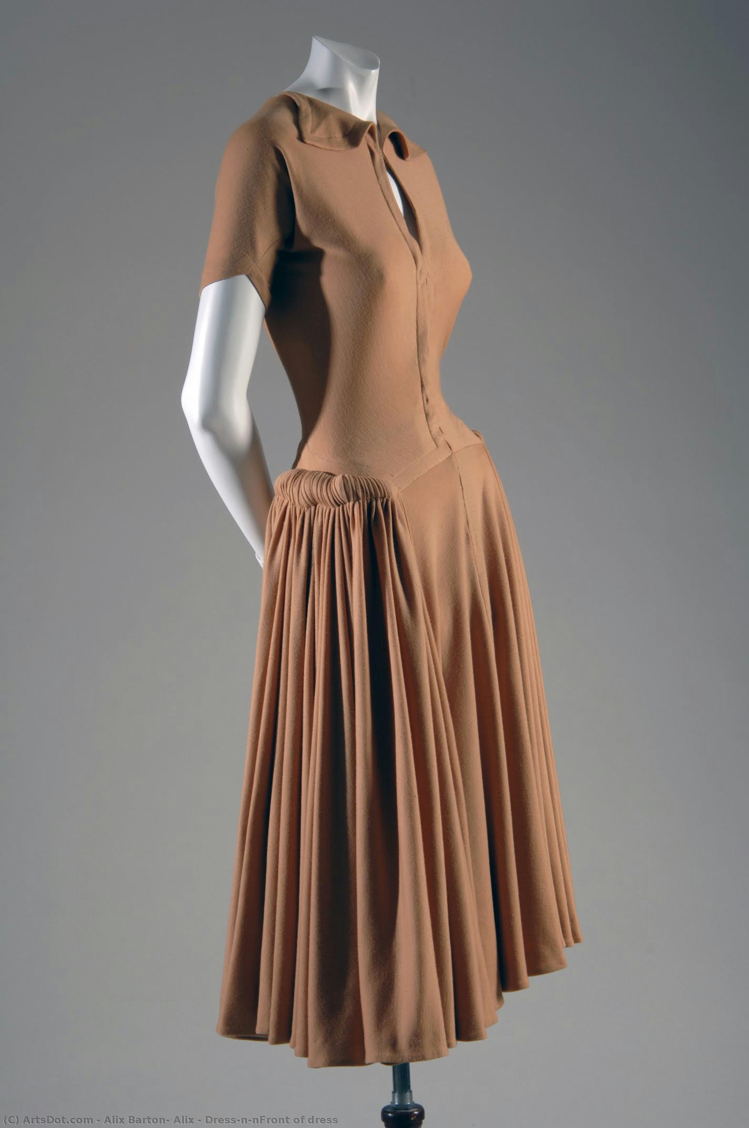 Dress\n\nfront Of Dress — Alix (madame Grès)