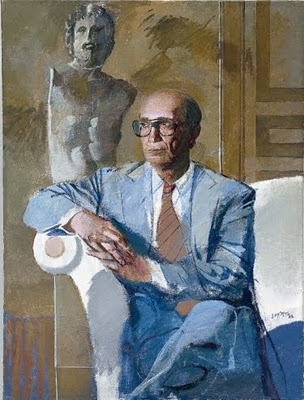 Portrait Of The Officer George-alexander A. Mangaki — Dimitris Mytaras