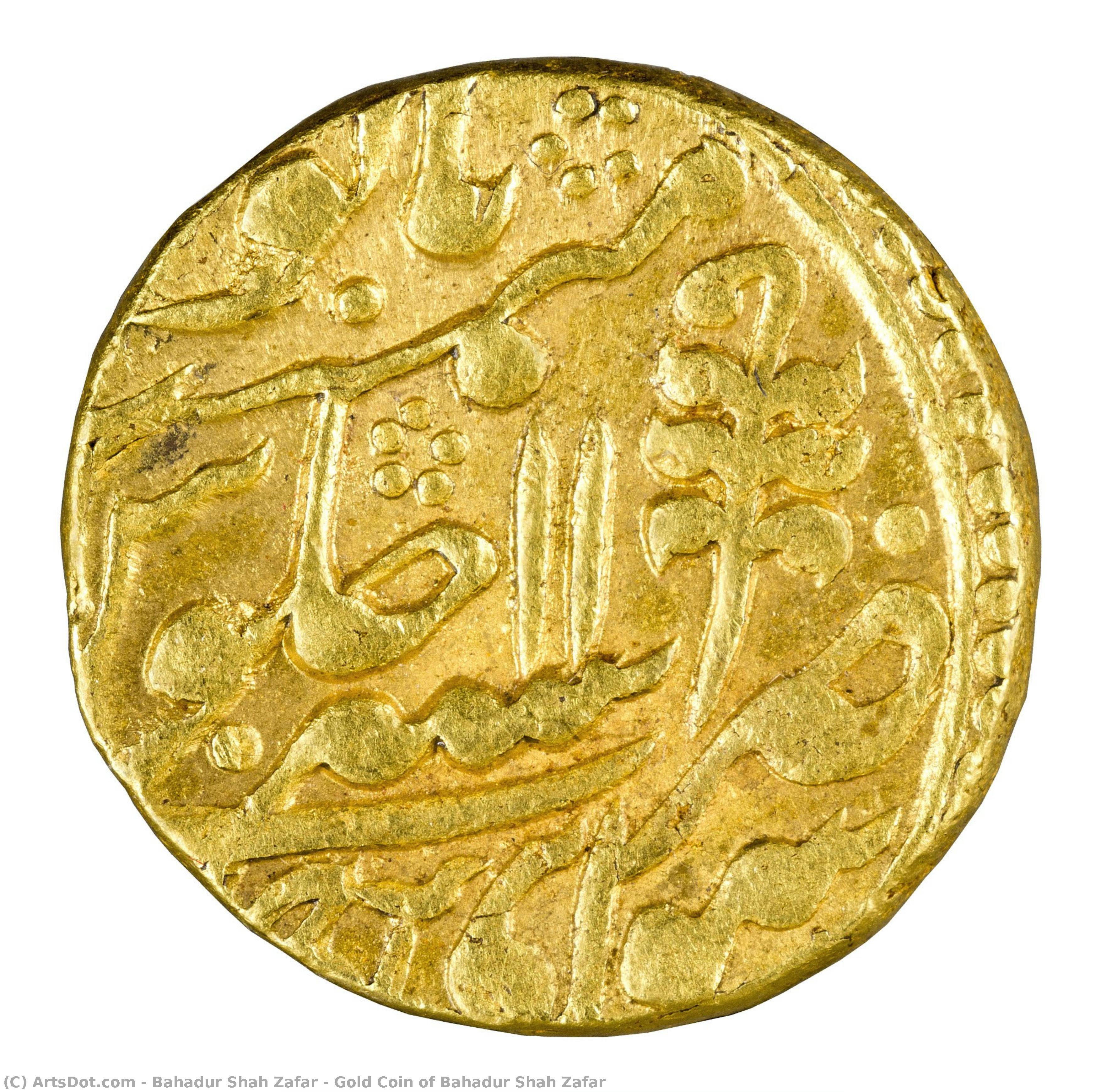 Gold Coin Of Bahadur Shah Zafar — Bahadur Shah Zafar