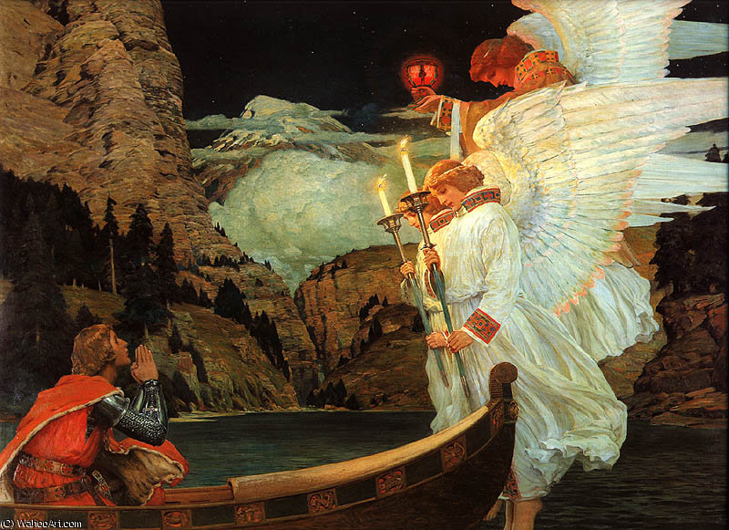 Waugh Frederick Judd Knight Of The Holy Grail — Edward Coley Burne-jones