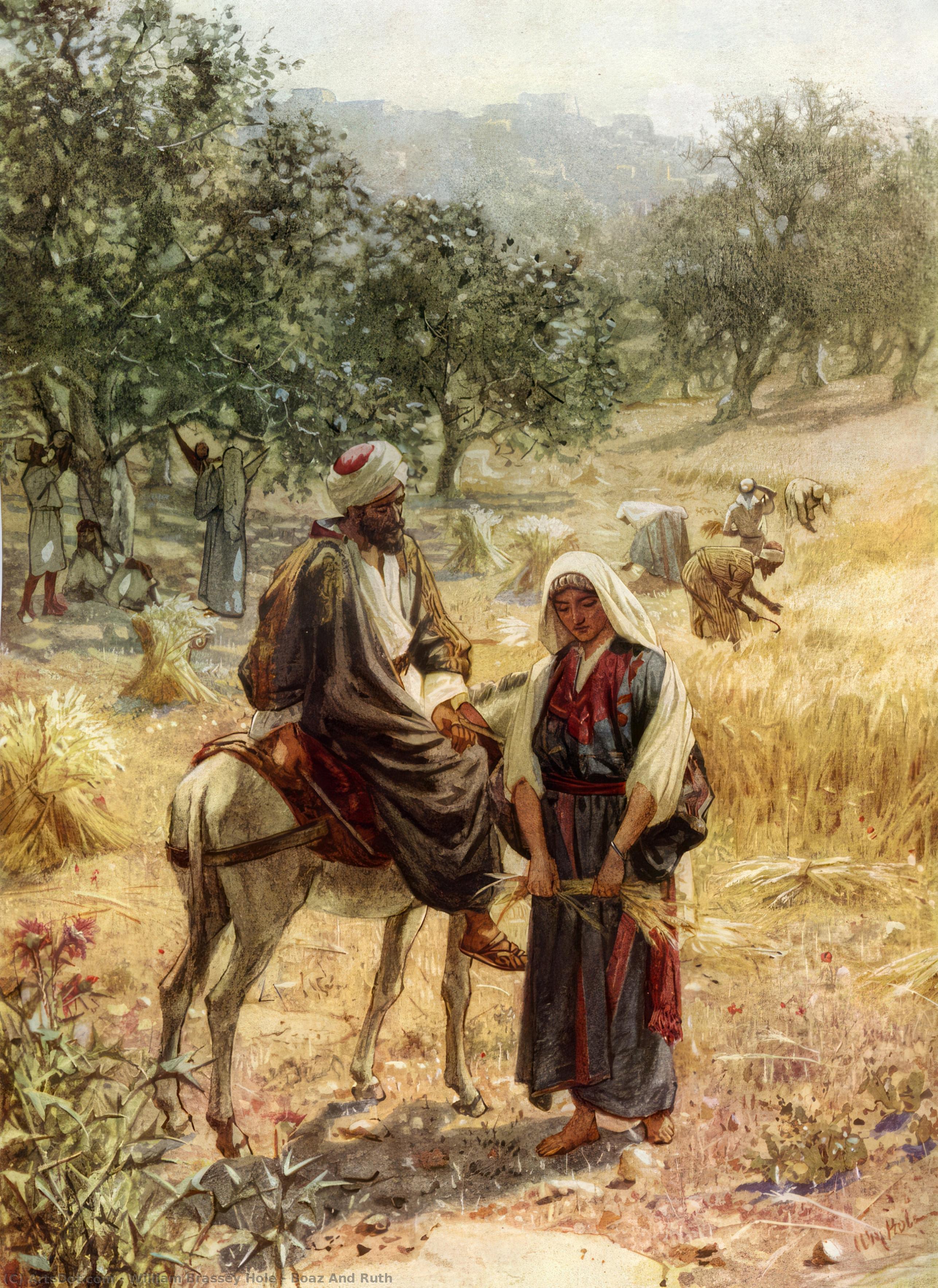 Boaz And Ruth — William Brassey Hole