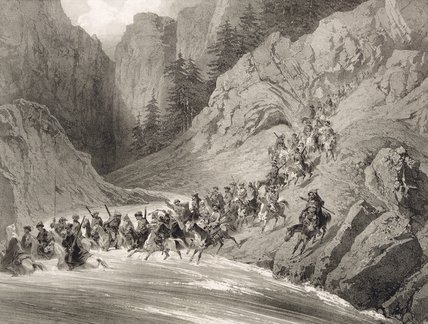 Tcherkersseians On A Raid Near The Black Sea, — Grigory Grigorievich Gagarin