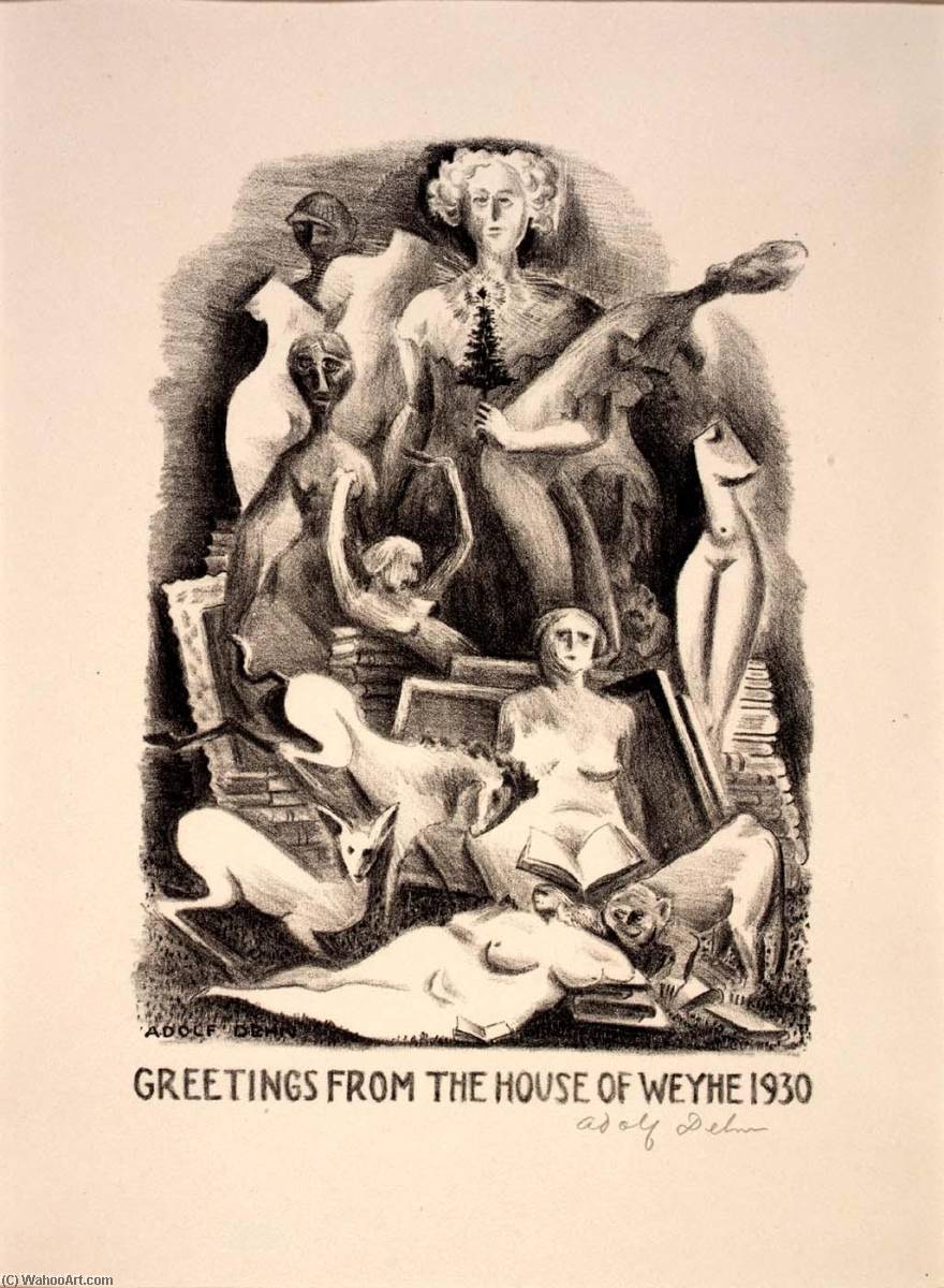 Greetings From The House Of Weyhe — Adolf Dehn