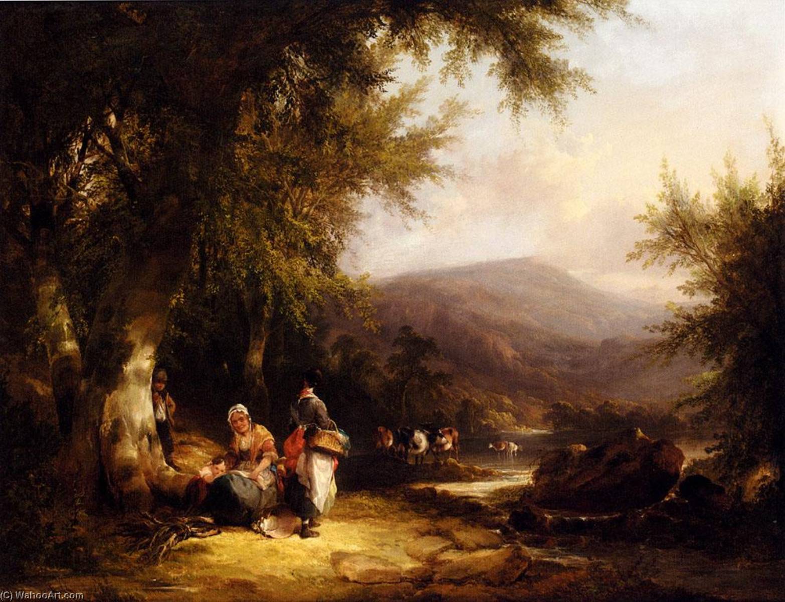 The End Of The Day — William Shayer Senior