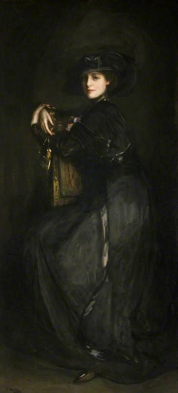 The Lady In Black (also Known As Mrs Trevor) — Sir John Lavery