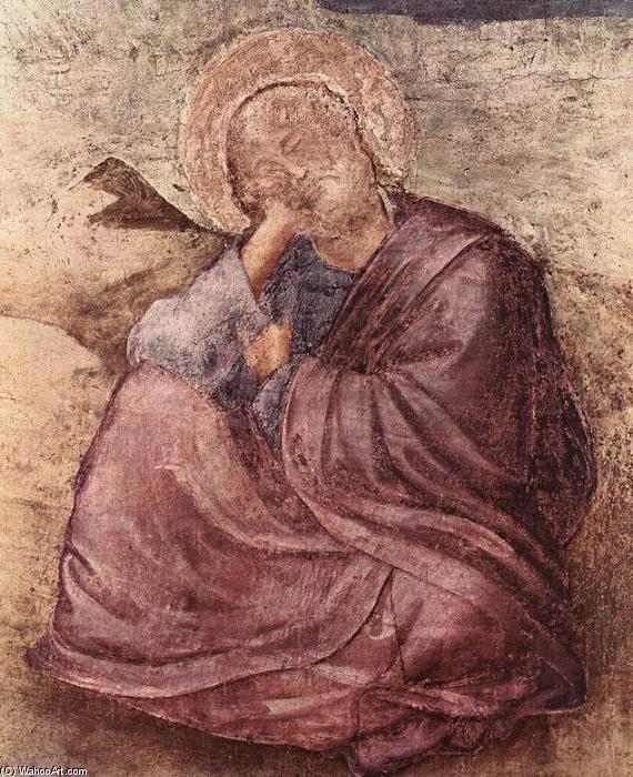 Scenes From The Life Of St John The Evangelist: 1. St John On Patmos (detail) — Giotto Di Bondone