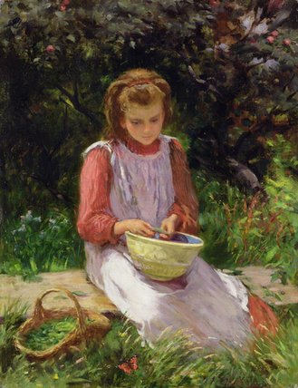 Shelling Peas - — William Banks Fortescue