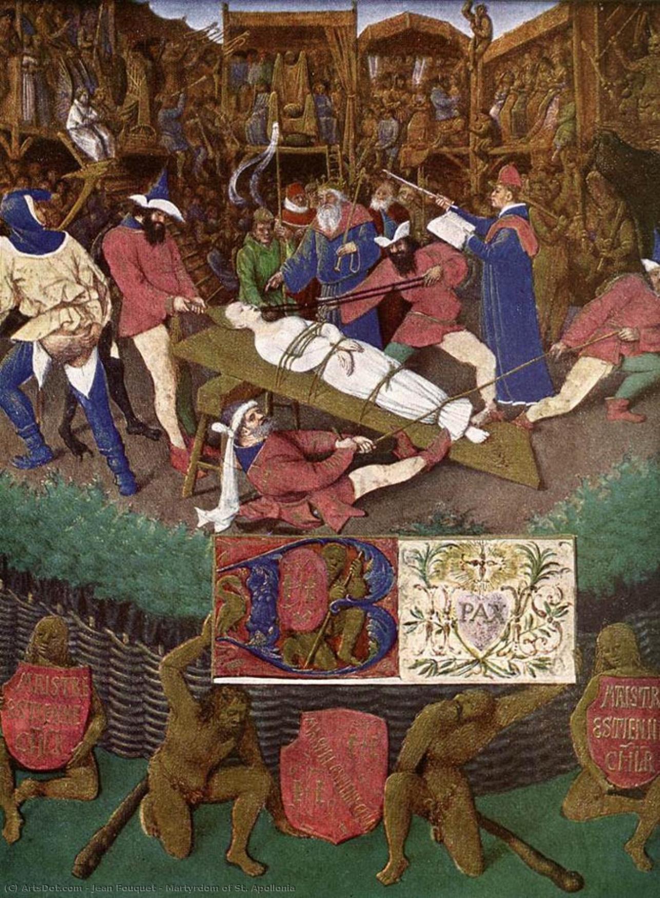 Martyrdom Of St. Apollonia — Žan Fuke