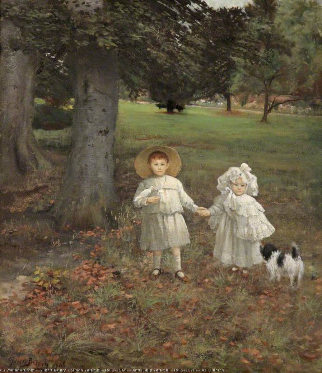 Simon Yorke Iv (1903–1966), And Philip Yorke Iii (1905–1978), As Children — Gilbert Baldry