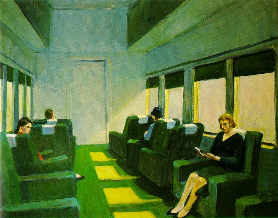Chair Car — エドワード・ホッパー