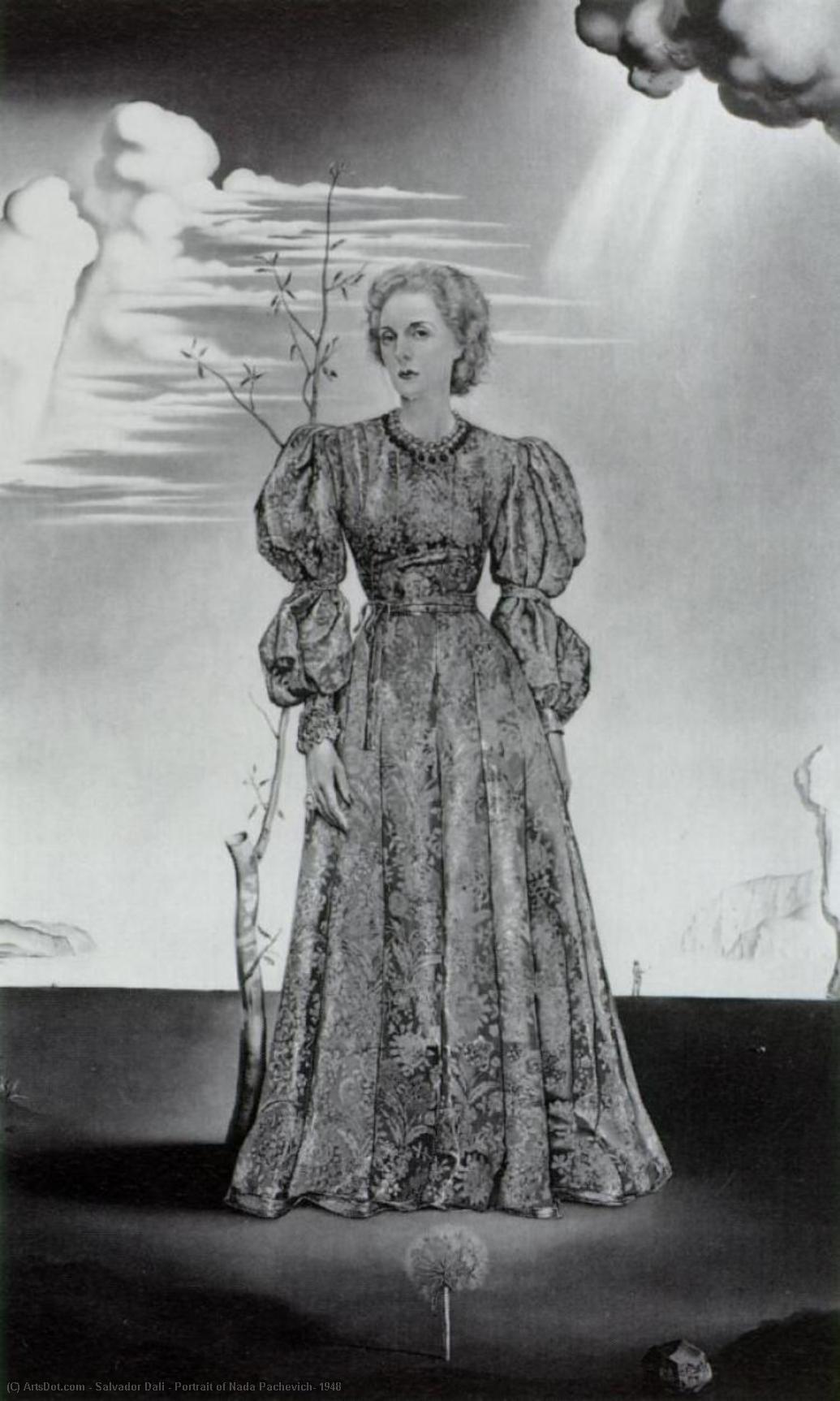 Portrait Of Nada Pachevich, 1948 — Salvador Dalí