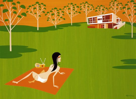 Cristina World ( After Wyeth) — Josh Agle (shag)