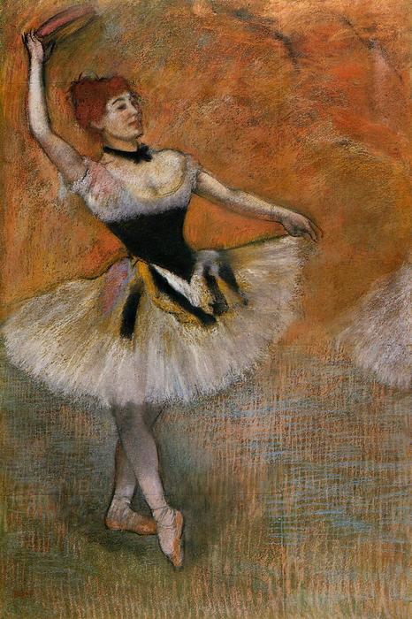 Tänzerin Mit Tamburin — Hilaire-germain-edgar Degas