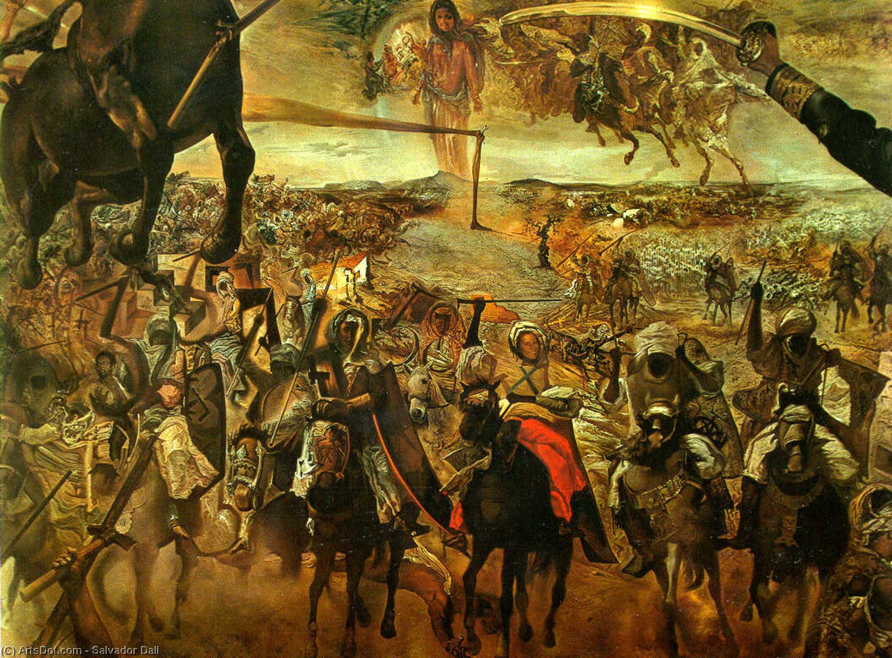 Die Schlacht Von Tetuan — Salvador Dalí