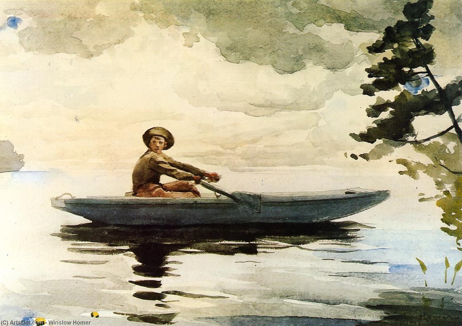 The Boatsman — ウィンズロー・ホマー