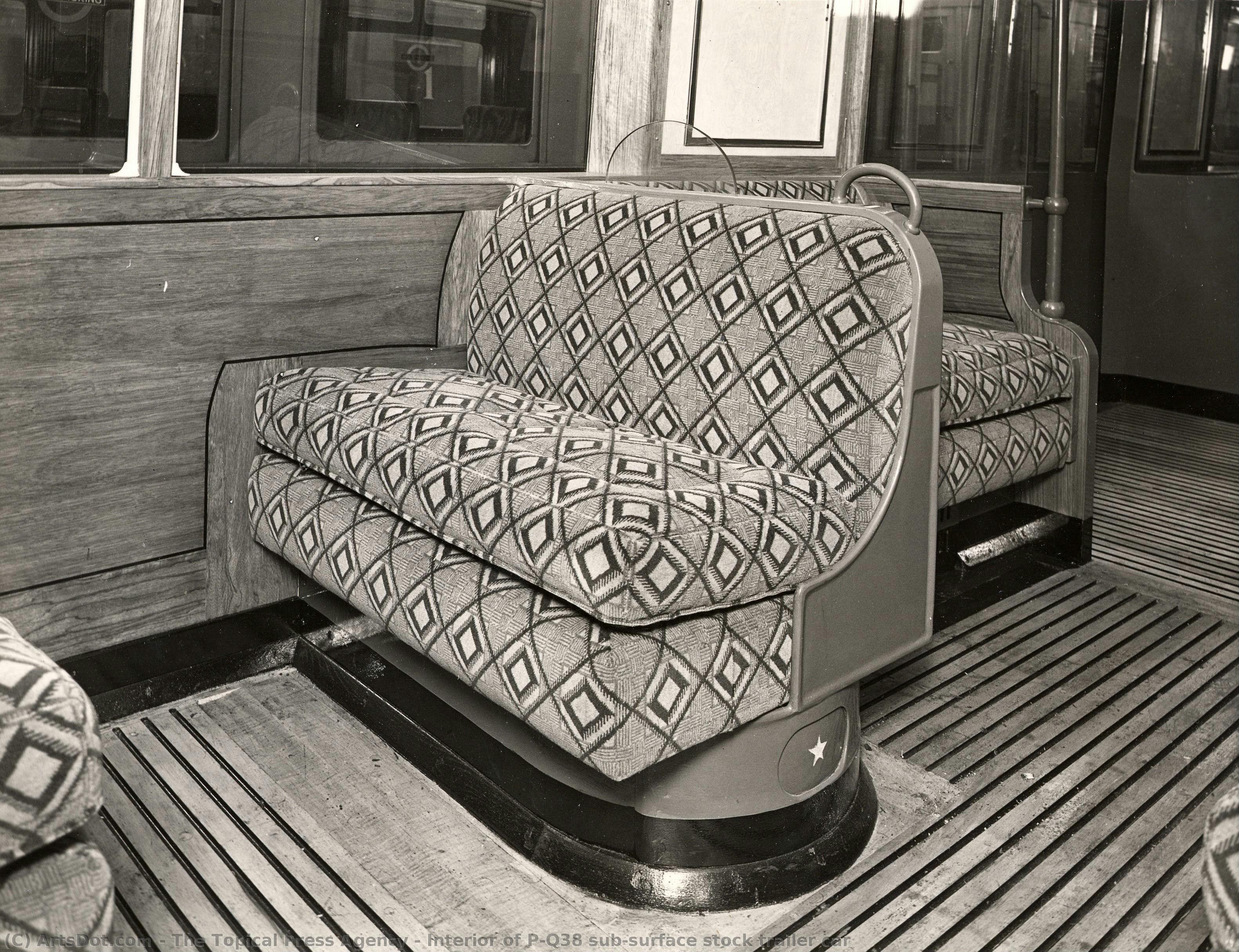 Interior Of P/q38 Sub-surface Stock Trailer Car — The Topical Press Agency