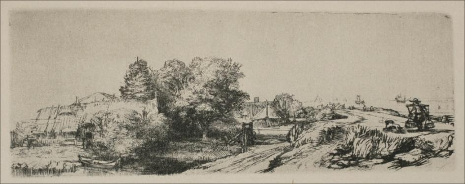 A Peasant Carrying Milk-pales — Rembrandt Van Rijn