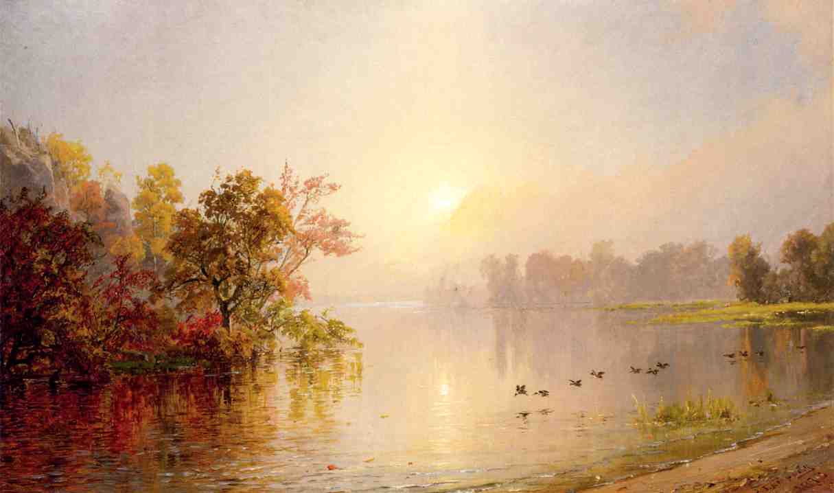 Hazy Afternoon, Autumn — Jasper Francis Cropsey