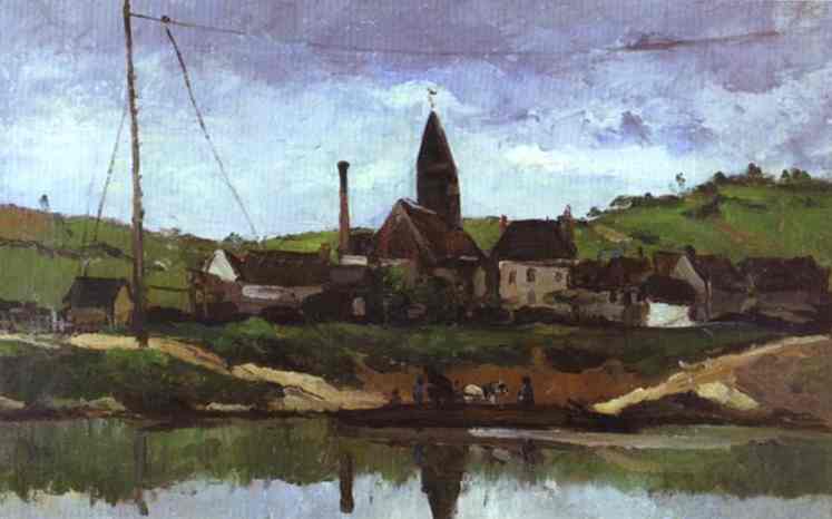 View Of Bonnieres — Paul Cézanne