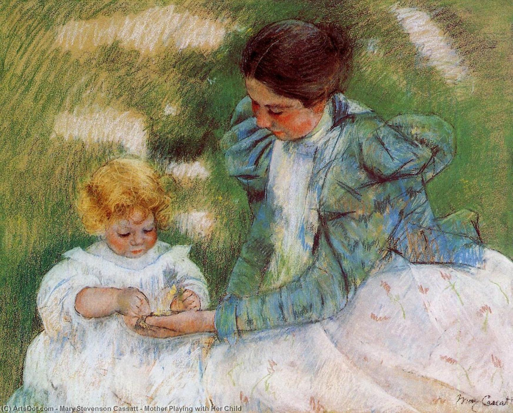 Mother Playing With Her Child — Mary Stevenson Cassatt