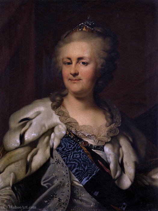 Portrait Of Catherine The Great — Johann Baptist I Lampi