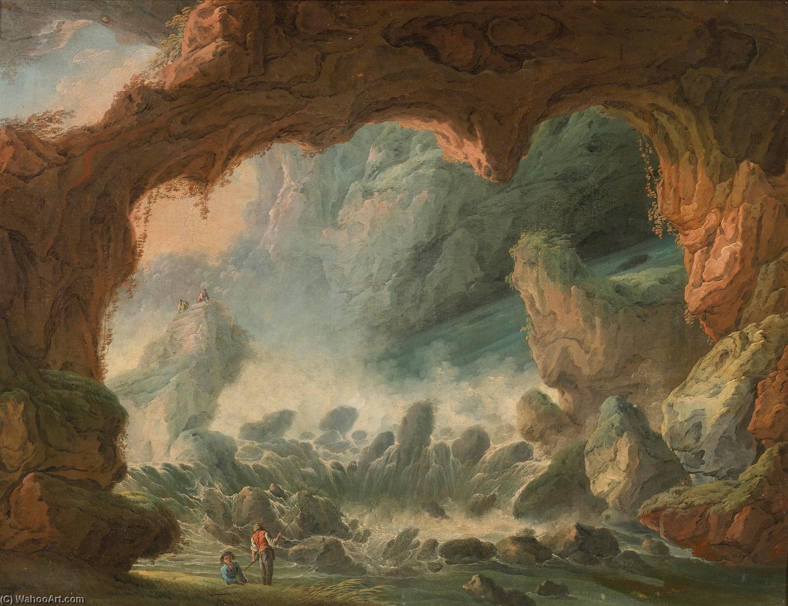 Landscape With A Cave — Louis Philippe Crepin