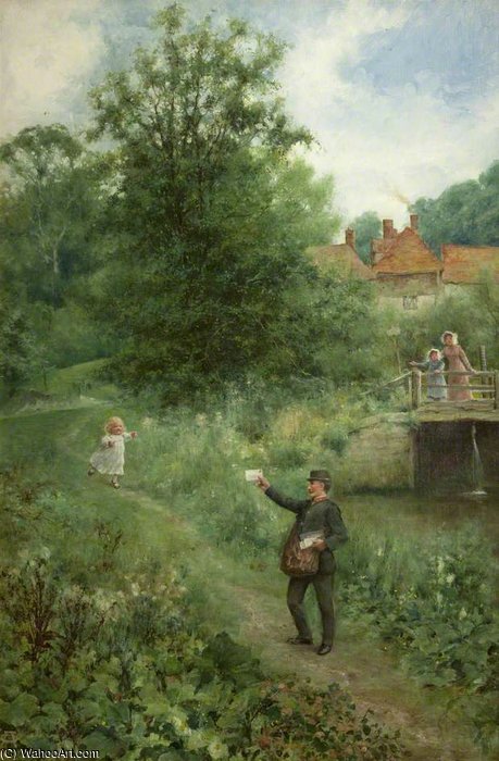 The Village Postman — Alfred I Glendening