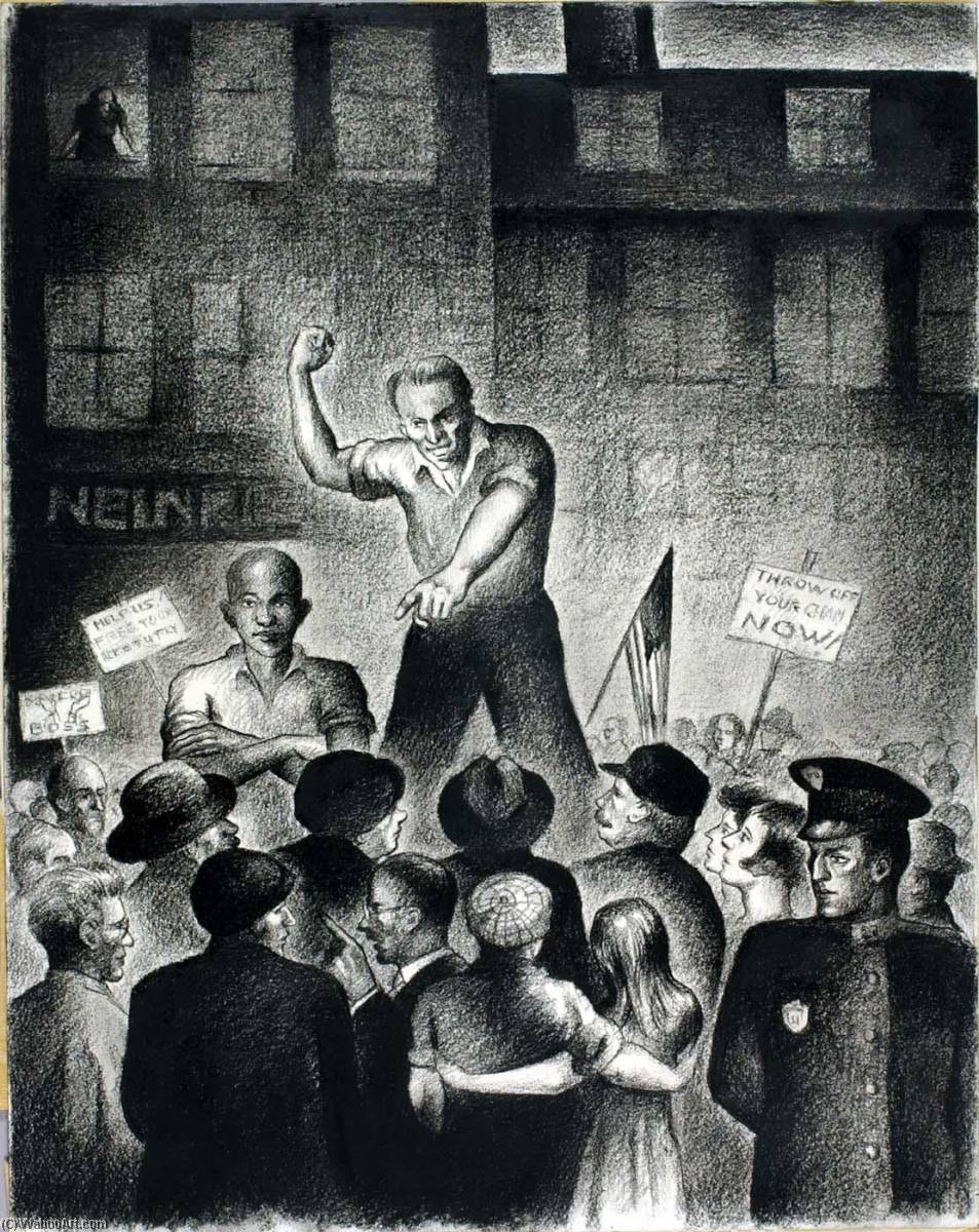 Unemployed Rally — Harry Brodsky