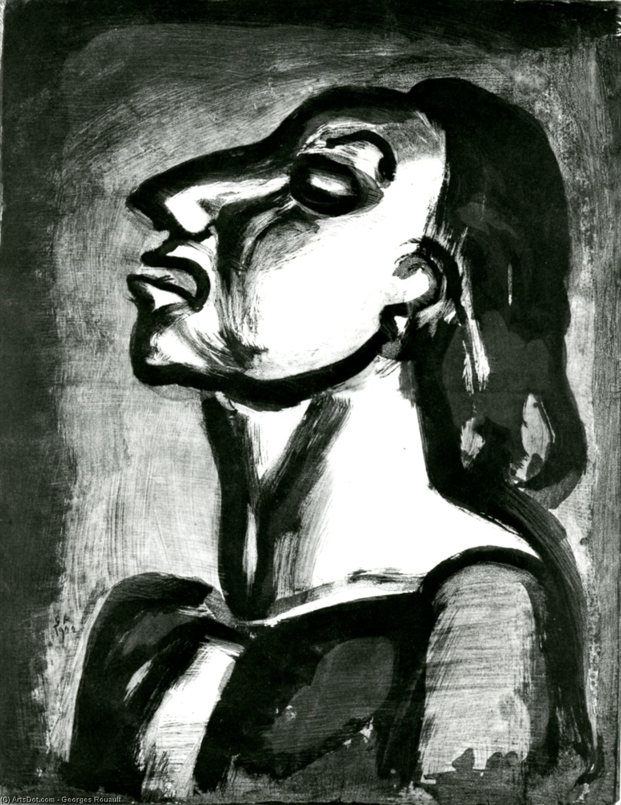 His Lawyer,in Empty Phrases, Claims His Total Unconsciousness — Georges Rouault