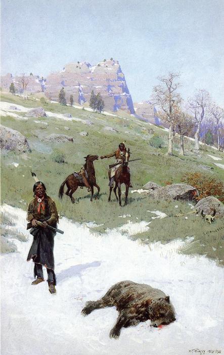 The End Of A Monarch (also Known As The Last Of His Race) — Henry F Farny