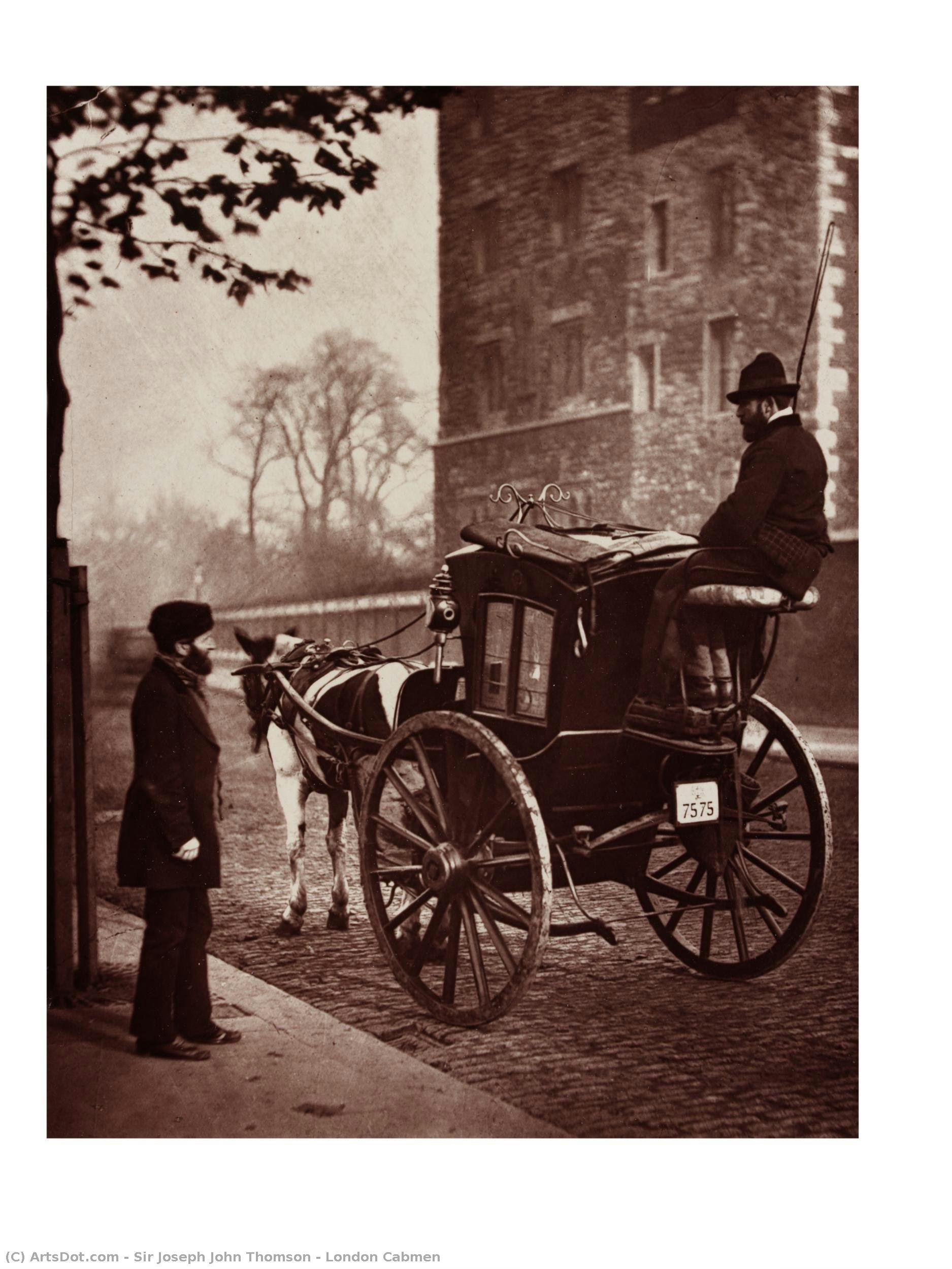 London Cabmen — Sir Joseph John Thomson
