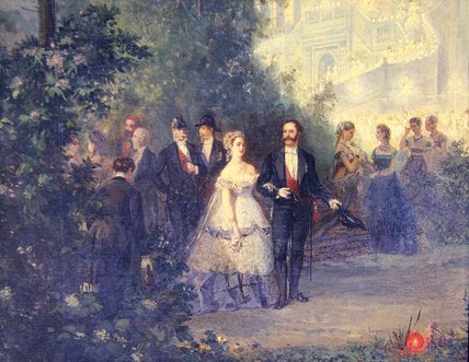 Evening Party At The Tuileries — Pierre Tetar Van Elven