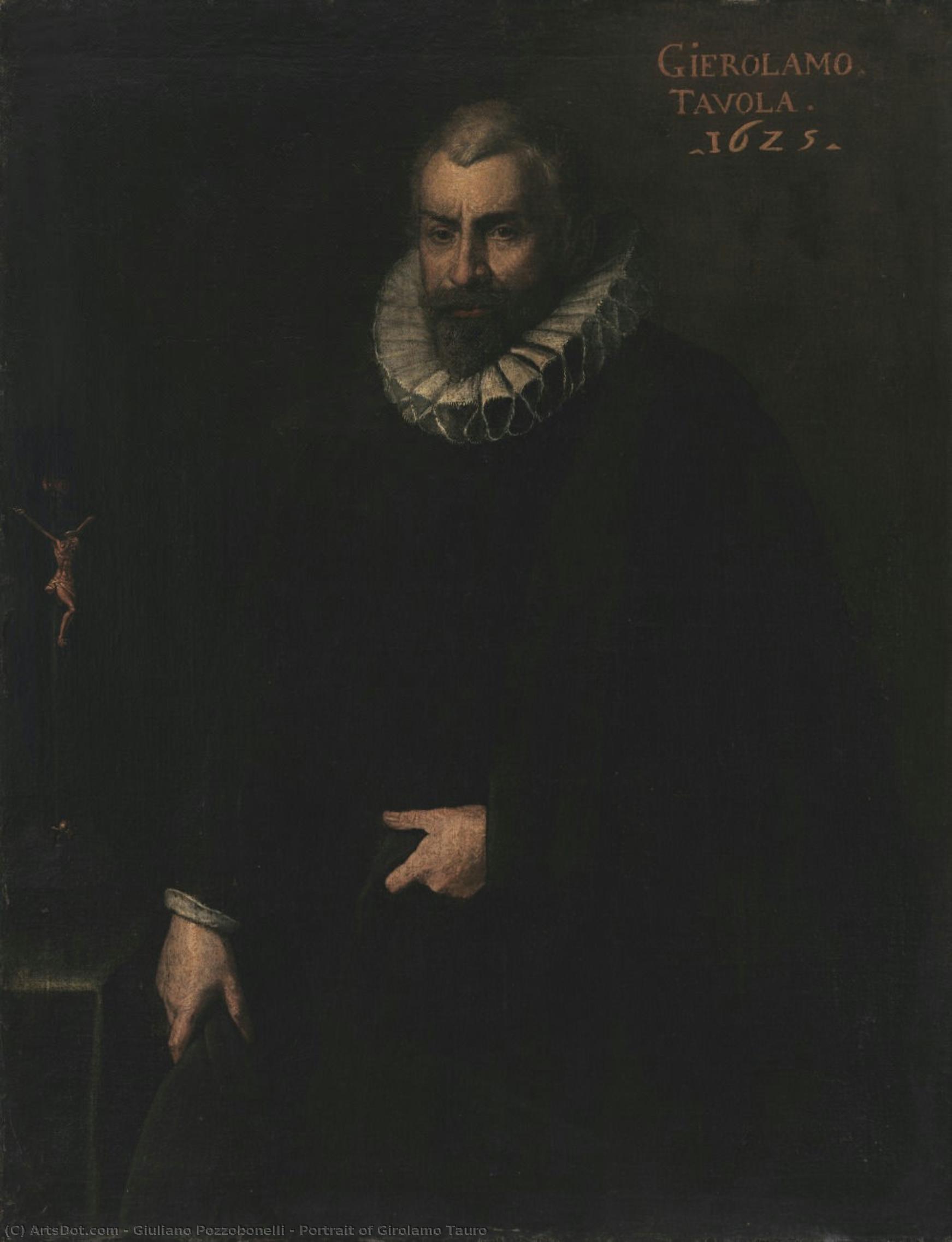 Portrait Of Girolamo Tauro — Giuliano Pozzobonelli