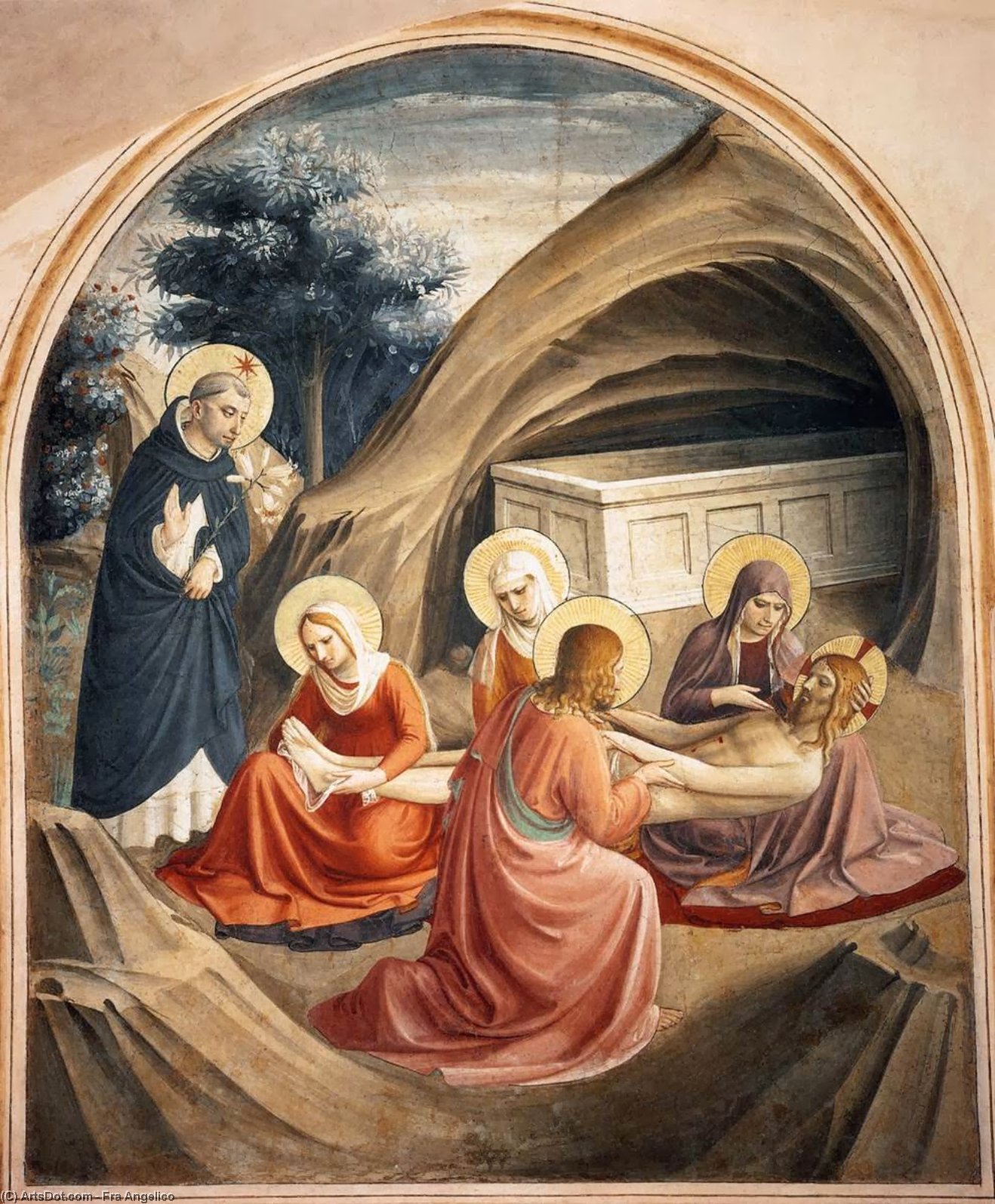 Лamentation Over Christ (cell 2) — Фра Анджелико