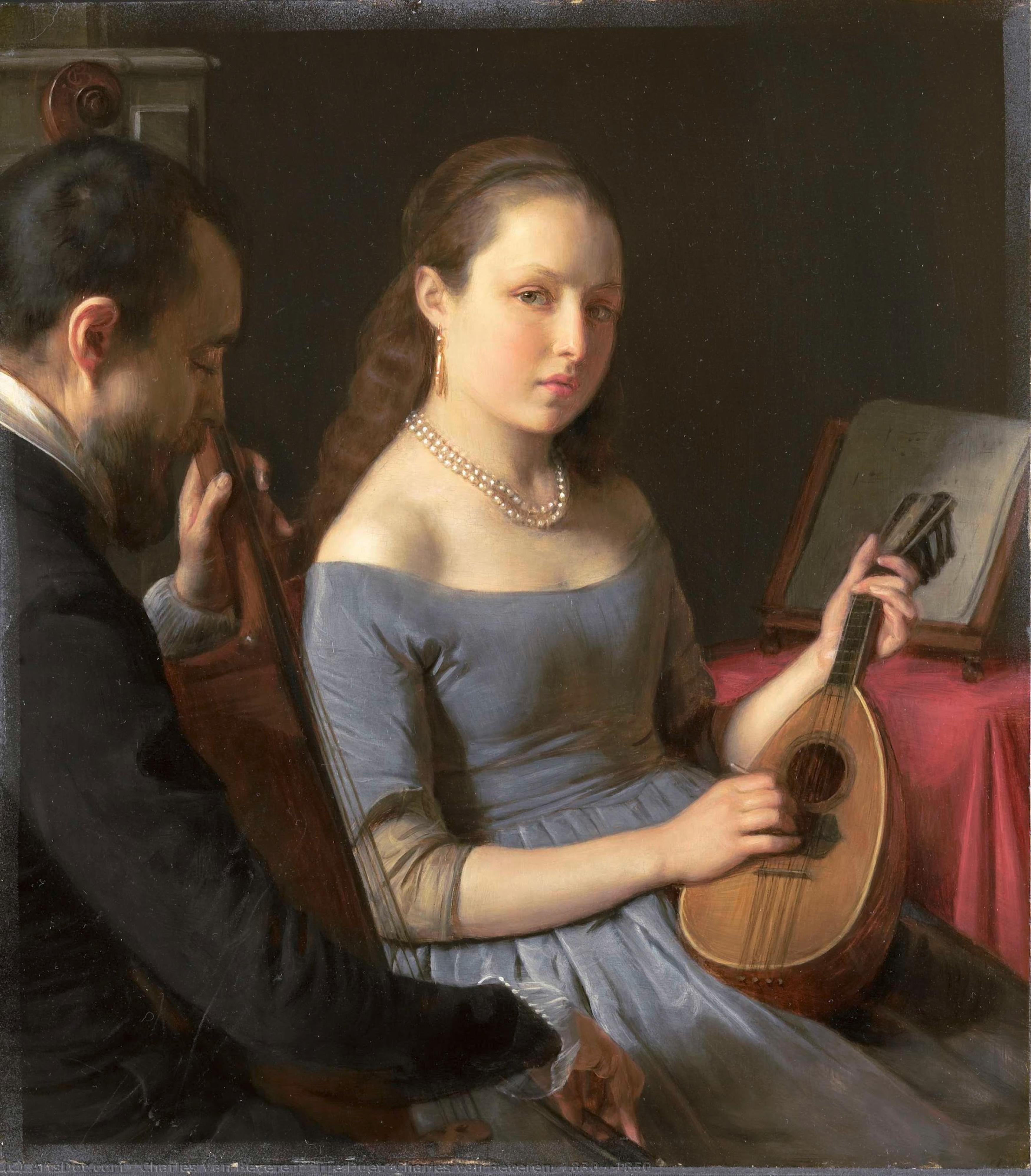 The Duet, Charles Van Beveren, 1830 - 1850 — Charles Van Beveren