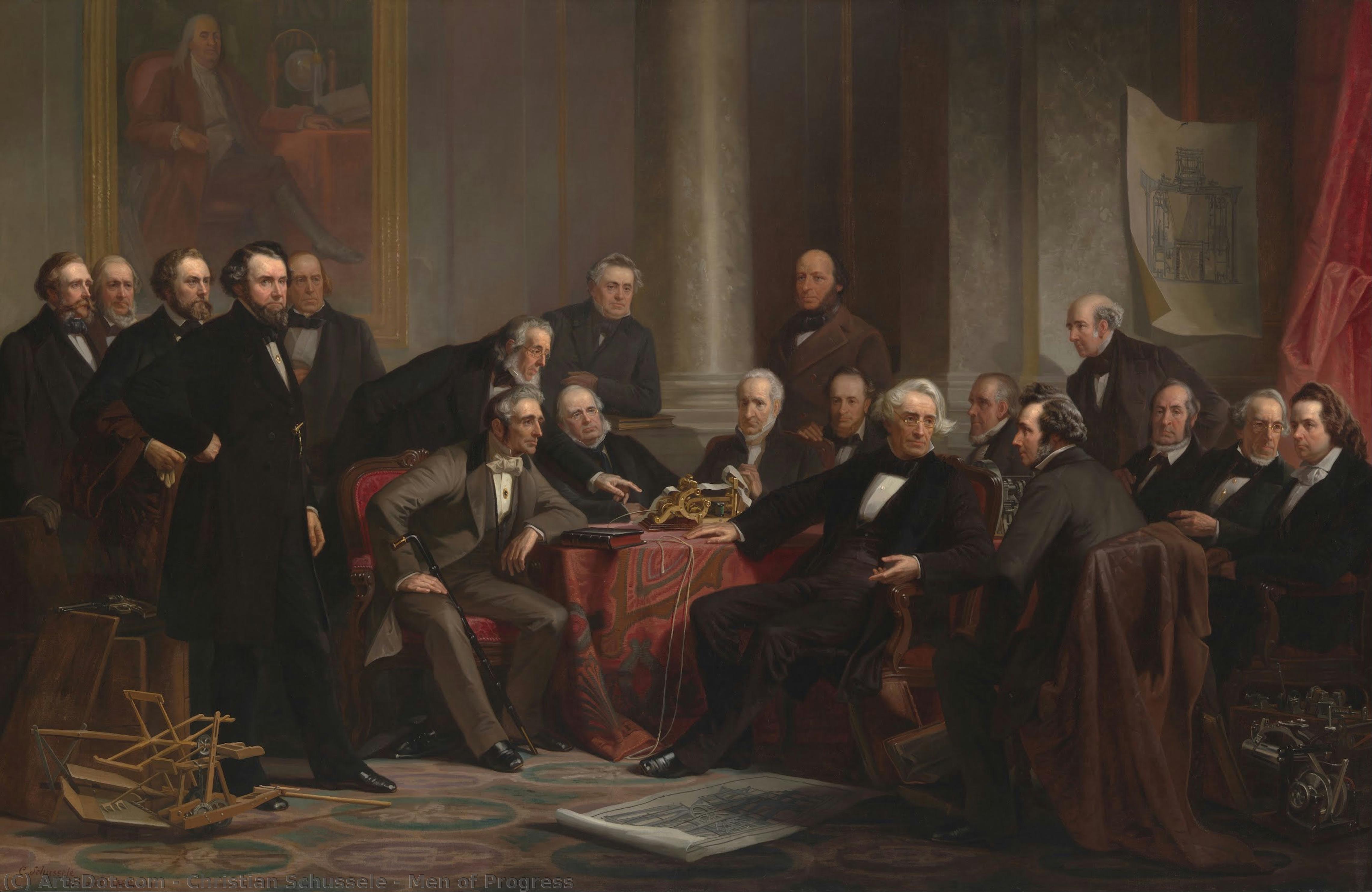Men Of Progress — Christian Schussele
