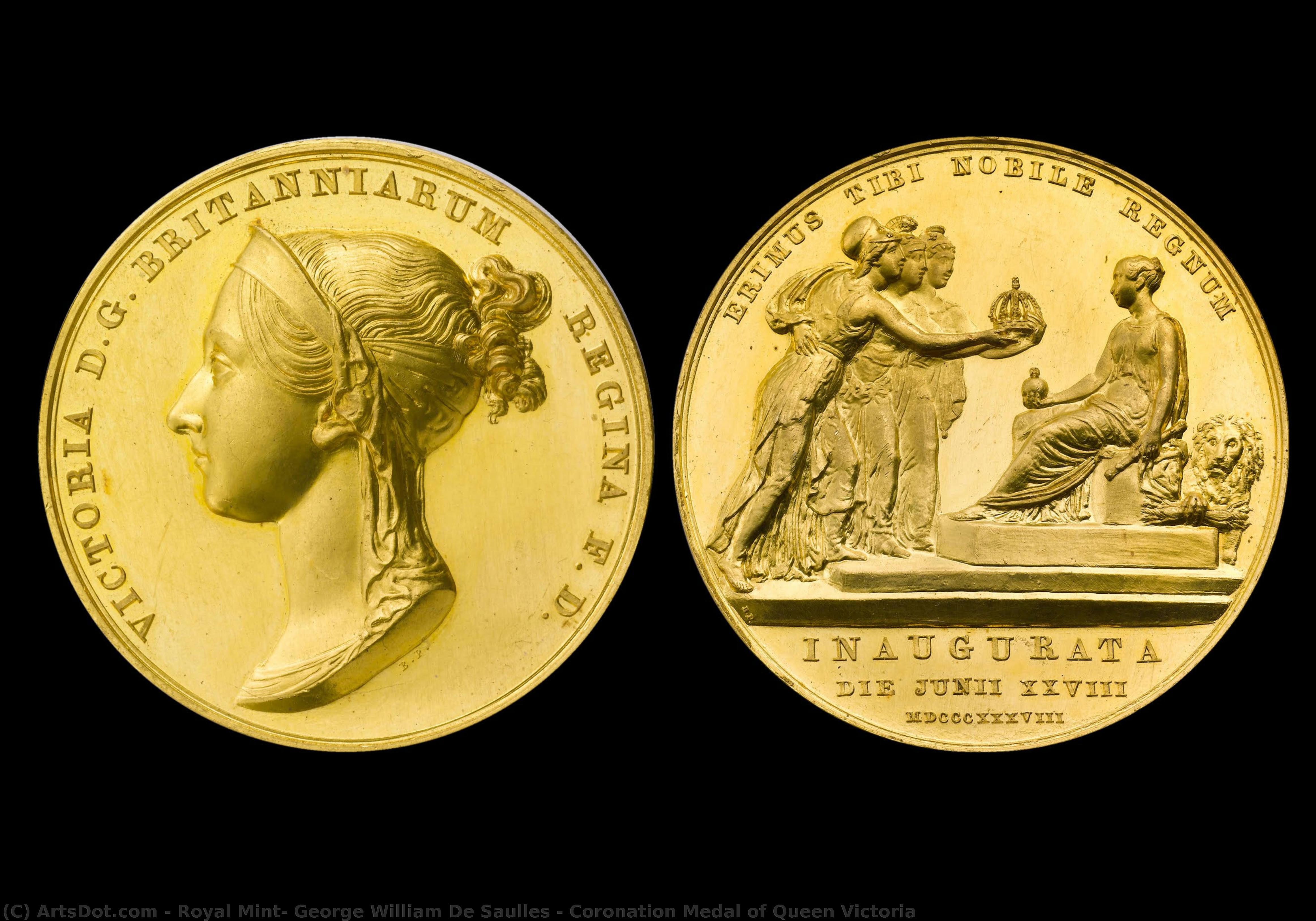 Coronation Medal Of Queen Victoria — Džordž Vilijam De Soj, Kraljska Kovnica