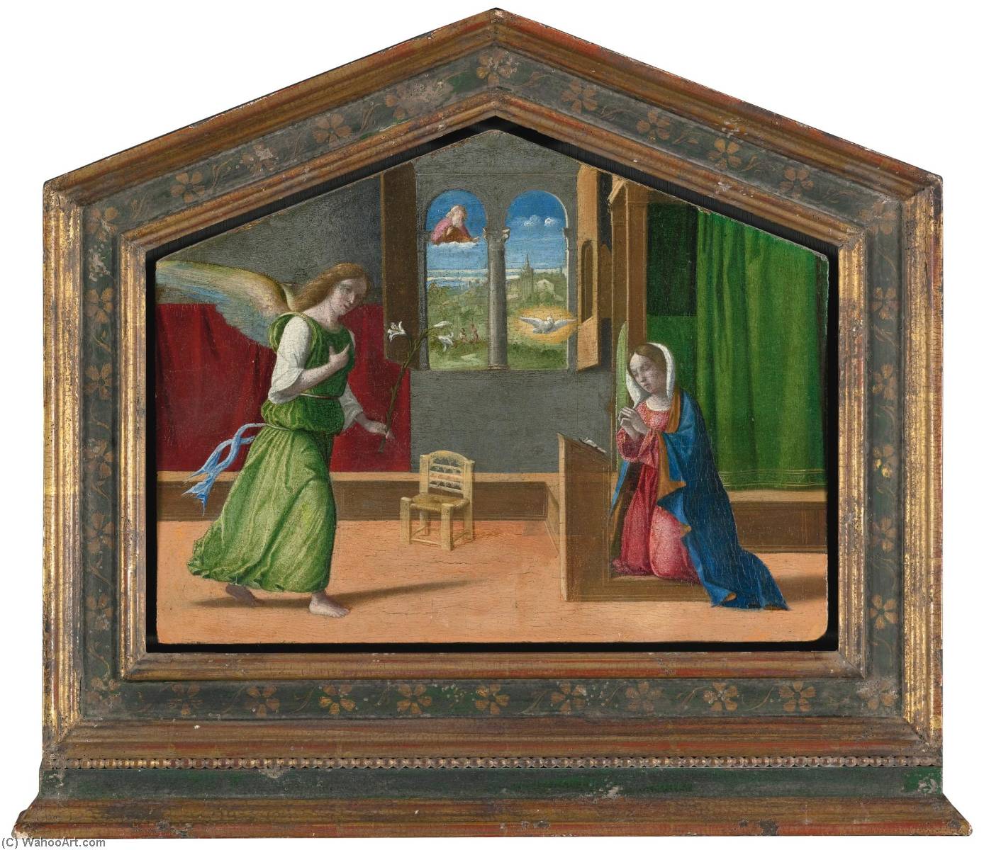 The Annunciation — Girolamo Da Santacroce