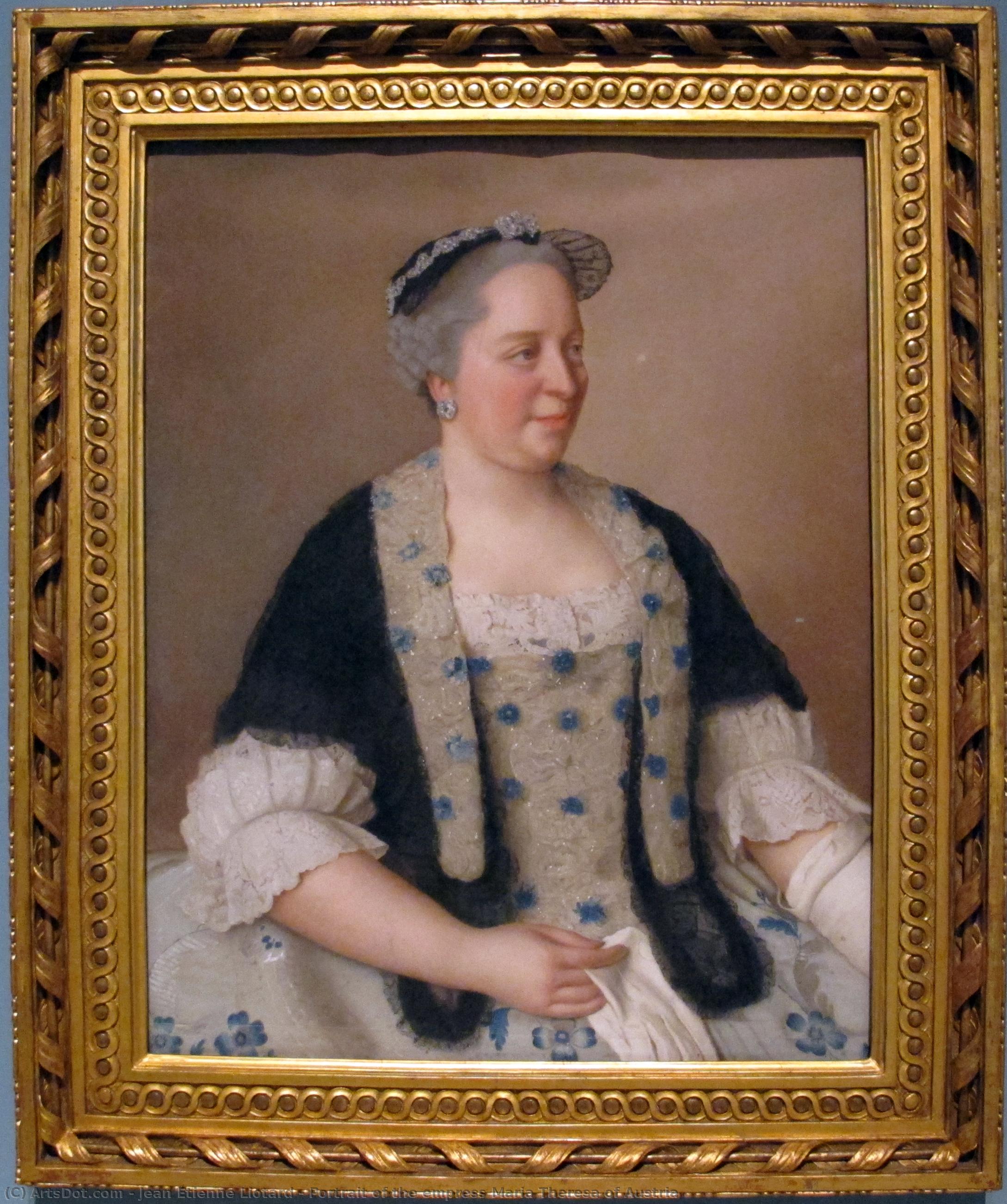 Portrait Of The Empress Maria Theresa Of Austria — ジャン＝エティエンヌ・リオタール