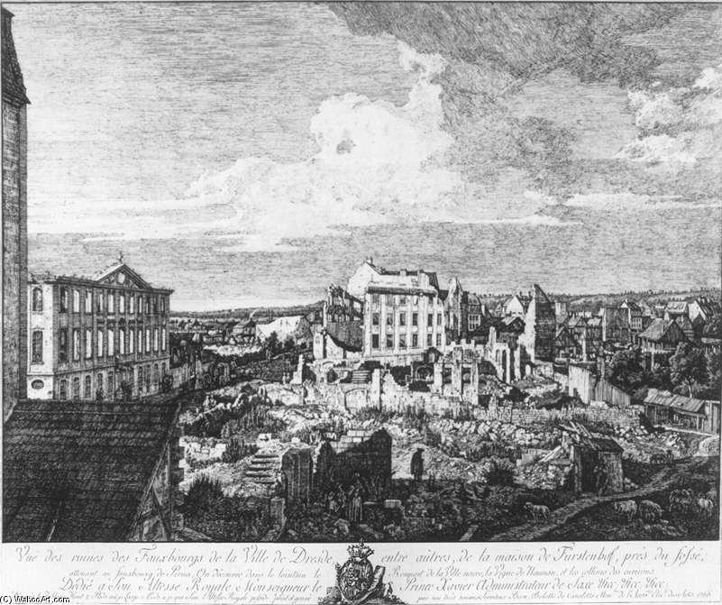 Dresden, The Ruins Of The Pirnaische Vorstadt — Bernardo Bellotto
