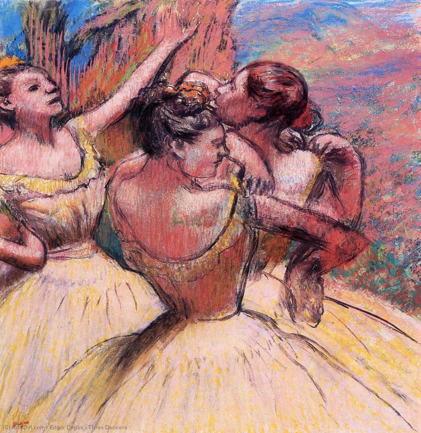 Three Dancers — Хилари Жермен Едгар Дегас