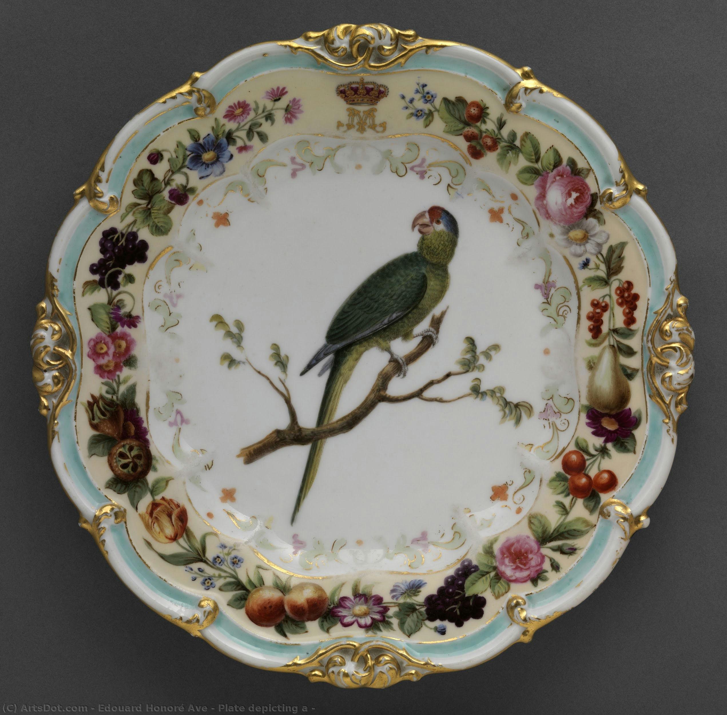 Plate Depicting A — Eduar Honore Av
