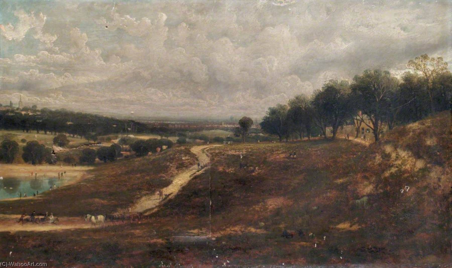 View Of East Heath With Part Of The Vale Of Health Pond — Robert Finlay Mcintyre