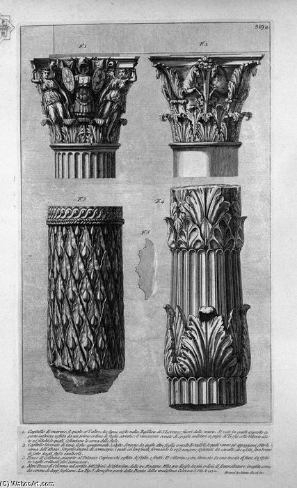 Pieces Of Columns And Capitals — Giovanni Battista Piranesi