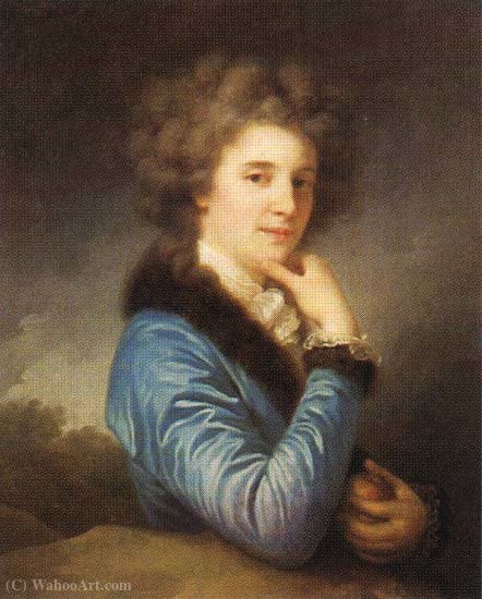 Portrait Of Zofia Potocka — Johann Baptist I Lampi