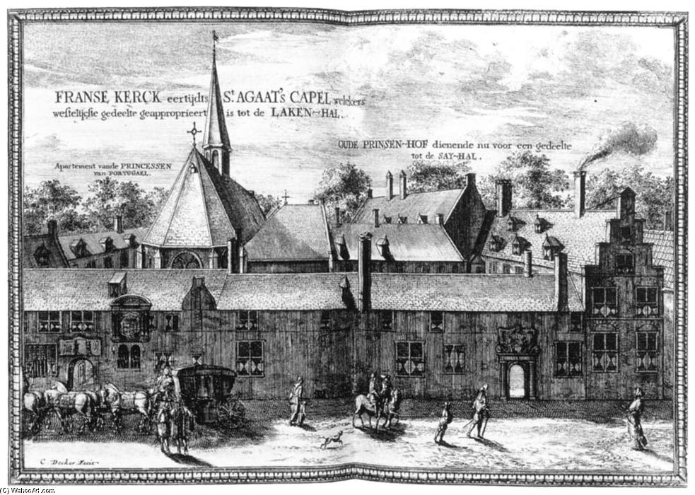 The Convent Of St Agatha And Prinsenhof In Delft — Coenraet Decker