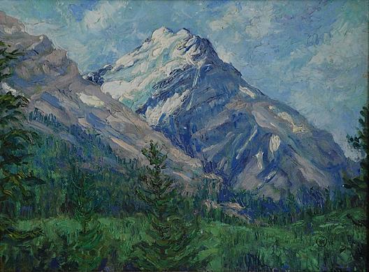 Mt. Victoria, (painting) — Mary Agnes Yerkes