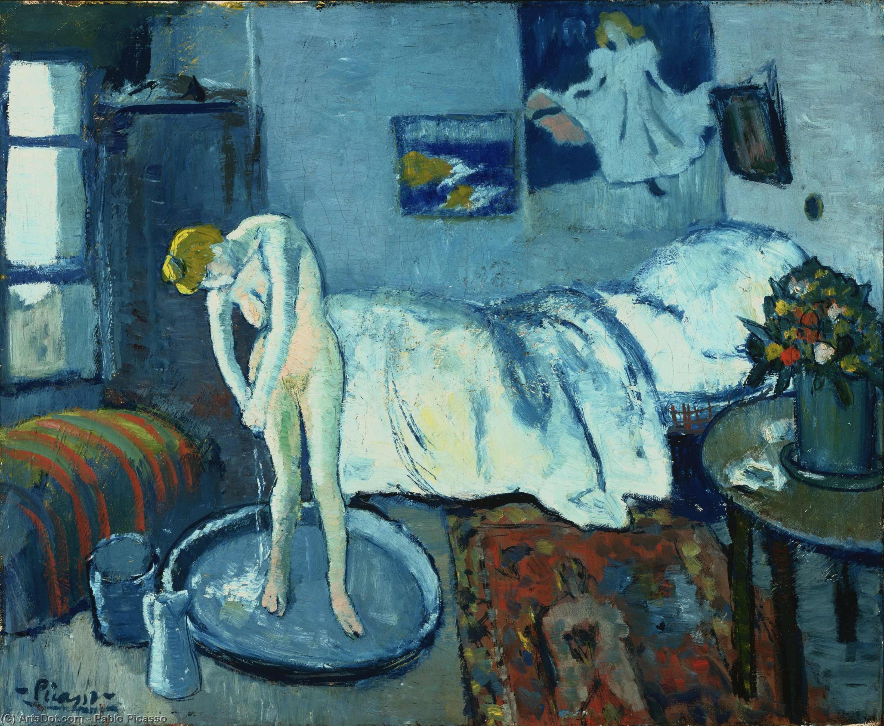 La Toilette Chambre Bleu — Pablo Picasso