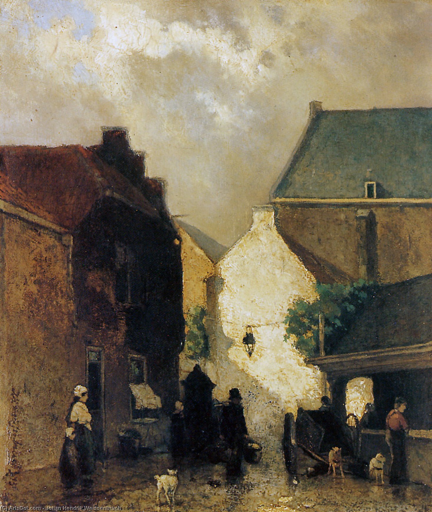 Fish Market In The Hague — Johan Hendrik Weissenbruch