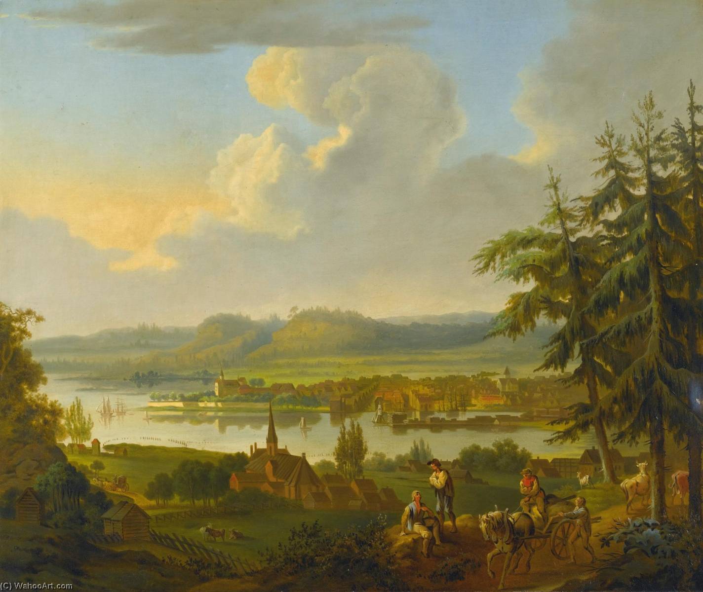 Kristiania, From Ekebergasen — Christian August Lorentzen
